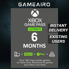 6 Months Xbox Game Pass Ultimate Membership