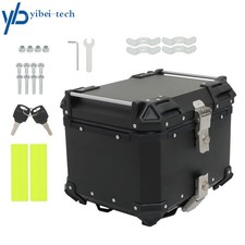 Motorcycle Top Case Tail Box Sturdy Luggage Storage Rear Tour Box 45l