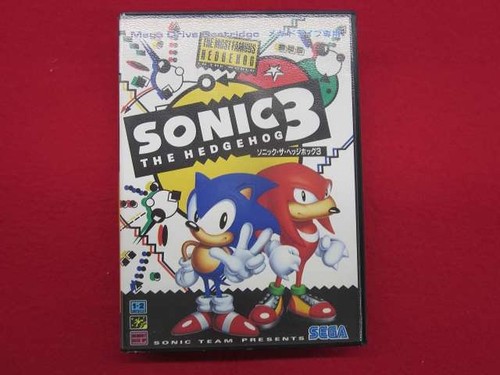 Sega Sonic The Hedgehog 3 Retro Game Software