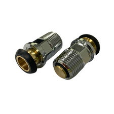 Shut Off Valve ¾" Ground Face | Chrome | Isolation Valve | Plumbing Fitting