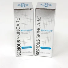 Lot of 2 Serious Skincare Insta-Selfie Skin Perfecting Concentrate 1 Fl Oz NEW