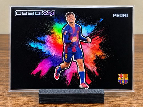 Panini 2025-26 Obsidian Soccer Pedri FC Barcelona Sports Trading Card #2