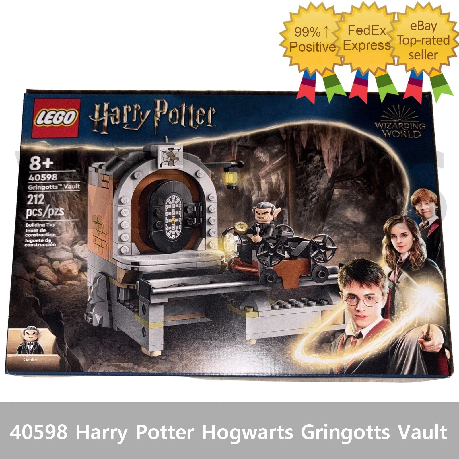 ユキコ LEGO 40598 Harry Potter Hogwarts Gringotts Vault 212pcs/Brand New