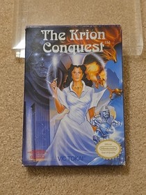 The Krion Conquest Nintendo NES Complete in Box CIB RARE Vic Tokai 1990 NTSC USA