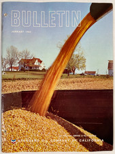 1963 Jan. STANDARD OIL COMPANY OF CALIFORNIA / CHEVRON vintage magazine BULLETIN