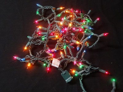 GE Merry Midget 100 Mini Lights 20ft Multi-Color Light String #50005