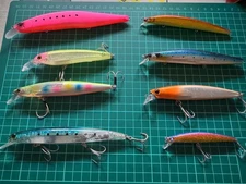 Mino set for Spanish mackerel, yellowtail, and other blue-backed fish