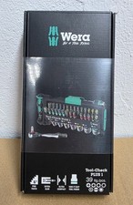 WERA Bit-Sortiment 'Tool-Check PLUS 1' (39-teilig) Bitsatz Set Rapidaptor Zyklop