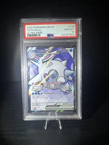 Pokemon TCG - Cetitan ex 210/182 - Destined Rivals PSA 10