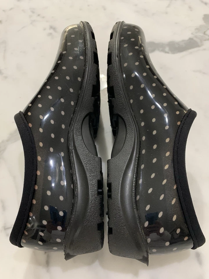 Sloggers WO’s Waterproof Black Polka Dot  Shoes Women's 9 Excellent! - Image 4 of 4