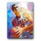 Bob Pettit #3 Art Card Limited 16/50 Edward Vela Signed (Atlanta Hawks)