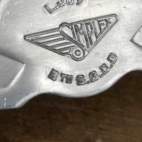 Vintage Simplex Chain Guard Frame Chainguard Aluminum Alloy Eroica Crank Cover - Picture 5 of 20