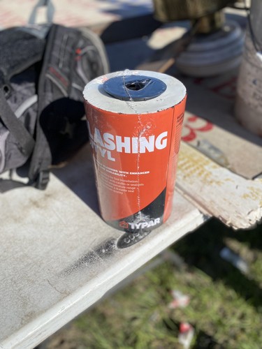 Typar Flashing BUTYL 9 in x 75 ft roll / Peel & Stick / NEW  1 Roll - Picture 10 of 11