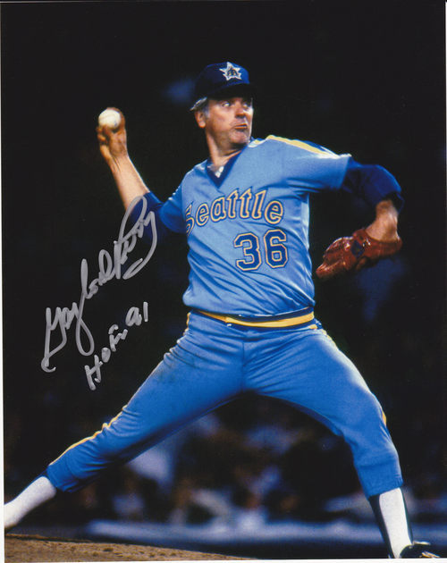 GAYLORD PERRY SIGNED SEATTLE MARINERS 8X10 #1 HOF91 RIP! | eBay