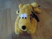 Walt Disney Store Pluto Puppy Dog Bean Bag Buddy Plush Toy Stuffed Animal 15 in