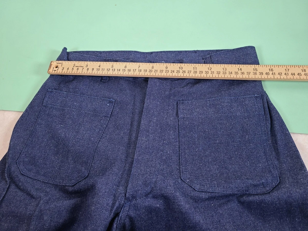 Vintage Military Issued US NAVY USN Denim Type II Utility Trousers 31 XLONG  NEW
