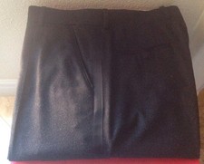 DOLCE & GABBANA MENS $1000 BLACK WOOL TUXIDO PANTS SZ.52/36 PRE OWNED ITALY 🇮🇹