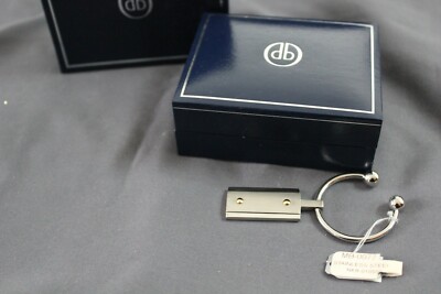 Dolan Bullock Barcelona Stainless Steel 18K Gold Key Ring NKR-010500 NWT