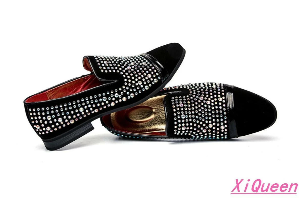Slip on shoes shop with rhinestones