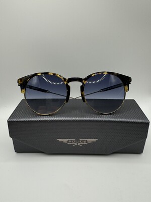 Police SPL738 Tortoise/Blue Round Designer Sunglasses NEW  display picture 3