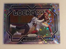 2021 Prizm MARLON HUMPHREY Lockdown Silver Disco No Huddle #16 Baltimore Ravens