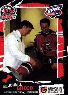 2004-05 Huntsville Havoc #25 Dr. John Greco