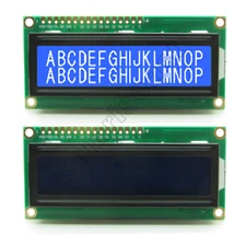 1602 16x2 Character LCD Display Module Blue Backlight HD44780 for Arduino 5V  