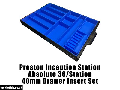 Tackle Tidy Tray Einsätze für Preston 40 mm Schubladeneingang/absolute Station etc.