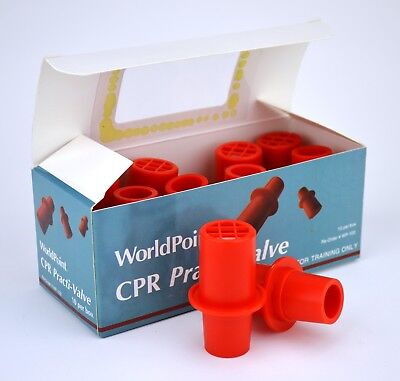 Worldpoint CPR Practi-Valve Training Valves 10 pack Manikin Valve ...