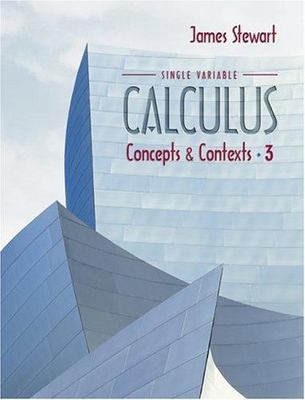 Single Variable Calculus: Concepts and Contex- 9780534410223, hardcover, Stewart