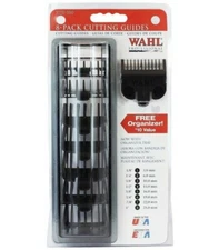 Wahl Genuine 8 piece Attachment Cutting Guide Comb Guard Set w/ FREE Organizer