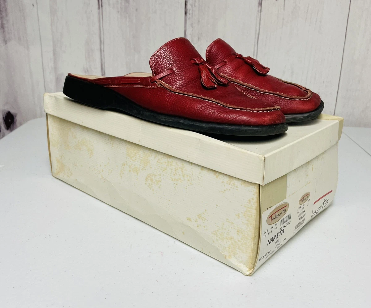 Talbots red shoes clearance