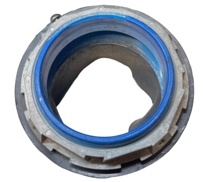 Thomas & Betts Ocal 4'' PVC Coated Zinc Grounded Hub Connector Fast Shipping 