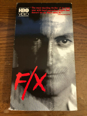 F/X VHS VCR Tape Movie Bryan Brown Rated R Used