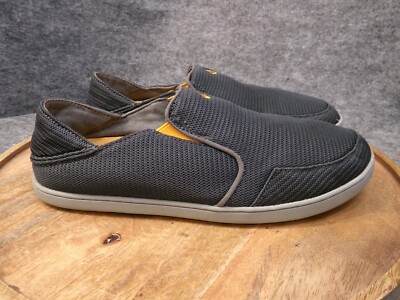 Olukai Nohea Mesh Mens Blue Slip On Shoes Causal Loafers  display picture 3