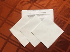 Cuckoo Clock Recovery Paper Bellow- AAA-Guaranteed Quality- 12” X 12” -3 Pieces.