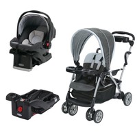 Graco Roomfor2 Dual Stand & Ride Stroller, Seat, And Base Travel System on sale Graco Roomfor2 Dual Stand & Ride Stroller, Seat, And Base Travel System on sale