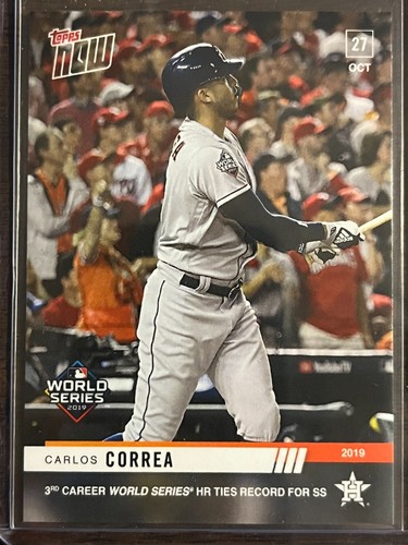 2019 Topps Now 1061 Carlos Correa