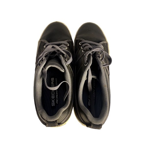 #8163 MENS SKETCHERS SIZE 10 SN62885 LEATHER UPPER - Picture 4 of 7
