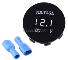 1PCS DC 12V-24V LED Panel Digital Voltage Meter Display Voltmeter Car Motorcycle