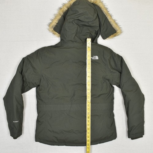 The North Face Women's Belted Puffer Jacket Polyester Green Size M HyVent Down - Picture 5 of 8