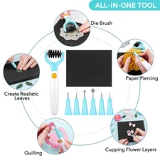 Die Cleaning Tool Set Paper Blossom Tools for Creating Dimensional Flowers