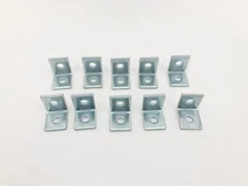 Lot of 10 New Korefit KF1026 Corner Angle Bracket Fittings 90 Deg.1/2" Holes