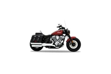 Rinehart Racing Indian Chief Chrome Slip On Mufflers with Black End Caps 500-150