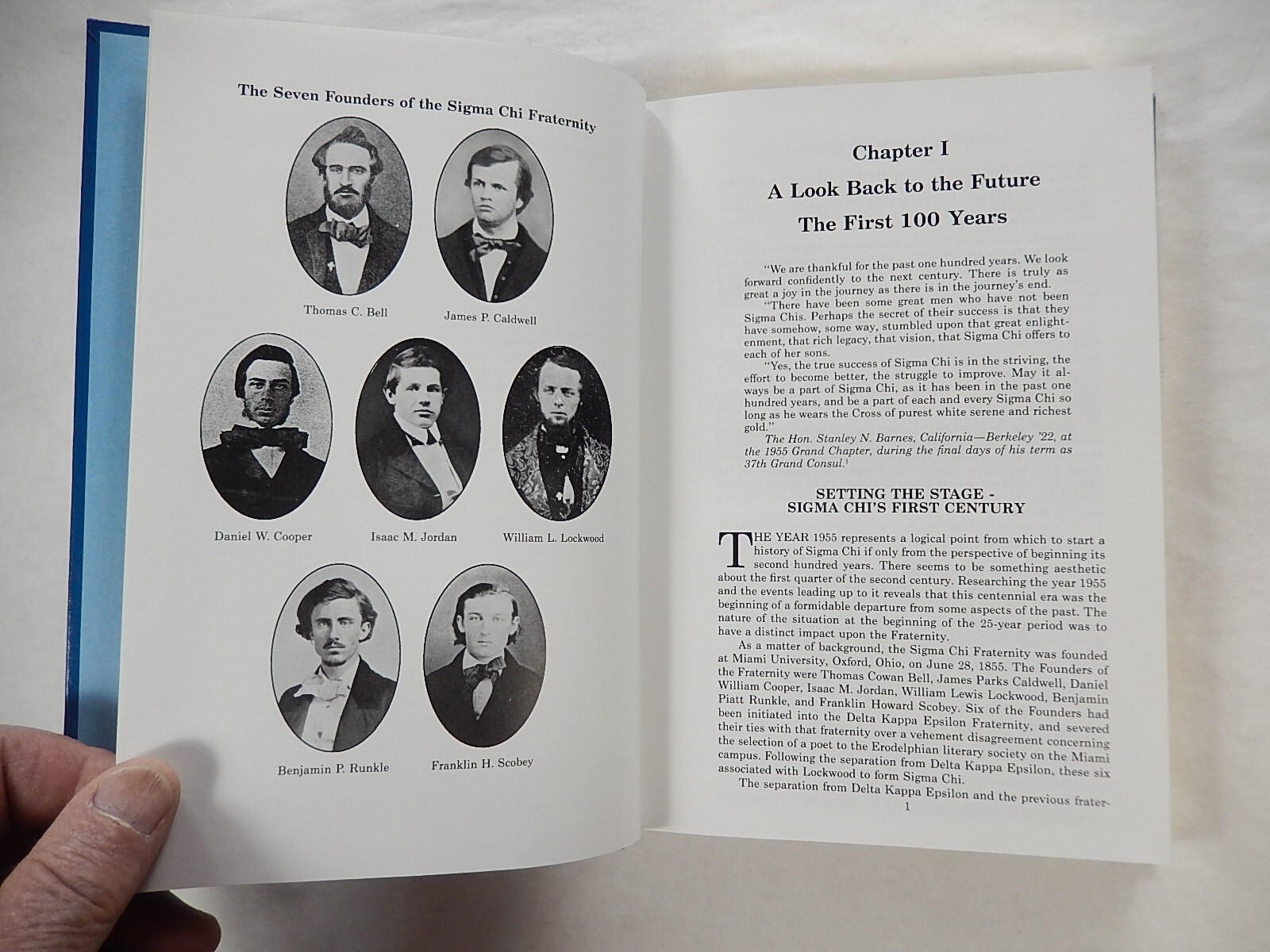 History of The Sigma Chi Fraternity 1955 to 1980 by Douglas Carlson, 1990,SIGNED