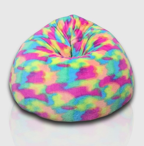 Bean Bag Chair sofa Cover Fur Fabric Without Beans Only Cover XXXL Multicolor - Picture 4 of 7