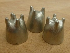 Pezzi da gioco vichinghi Hnefatafl (set di 3) rievocazione piombo/peltro