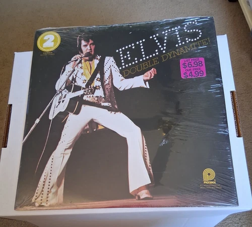 Elvis Double Dynamite 1975 Vinyl 2~LP Records Pickwick Camden DL2-5001 Fact Seal