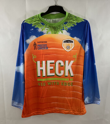 BNIB Bedale Carrot Away Football Shirt 2020/21 Adults Small BSK Pro