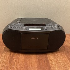 Sony CFD-S70 CD Cassette AM/FM Tested Works GREAT! - No Power Cable